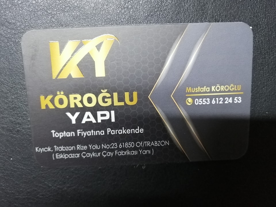 köroğlu yapı of rize iyidere adres uygun mustafa köroğlu